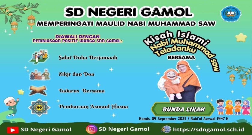 SD Negeri Gamol Gelar Peringatan Maulid Nabi Muhammad SAW 1447 H